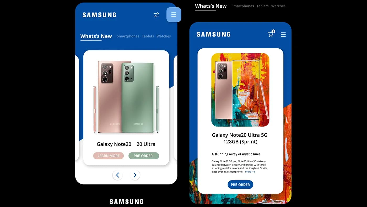 Samsung Note 20 – koncept aplikacji - 1
