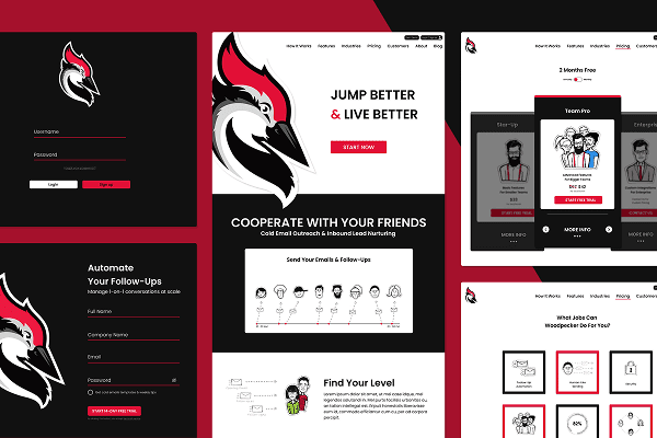Woodpecker - UI Mockup - zdjęcie 1